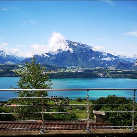 Chalet With View Of The Mountains And The Thun Lake Sigriswil Extérieur photo