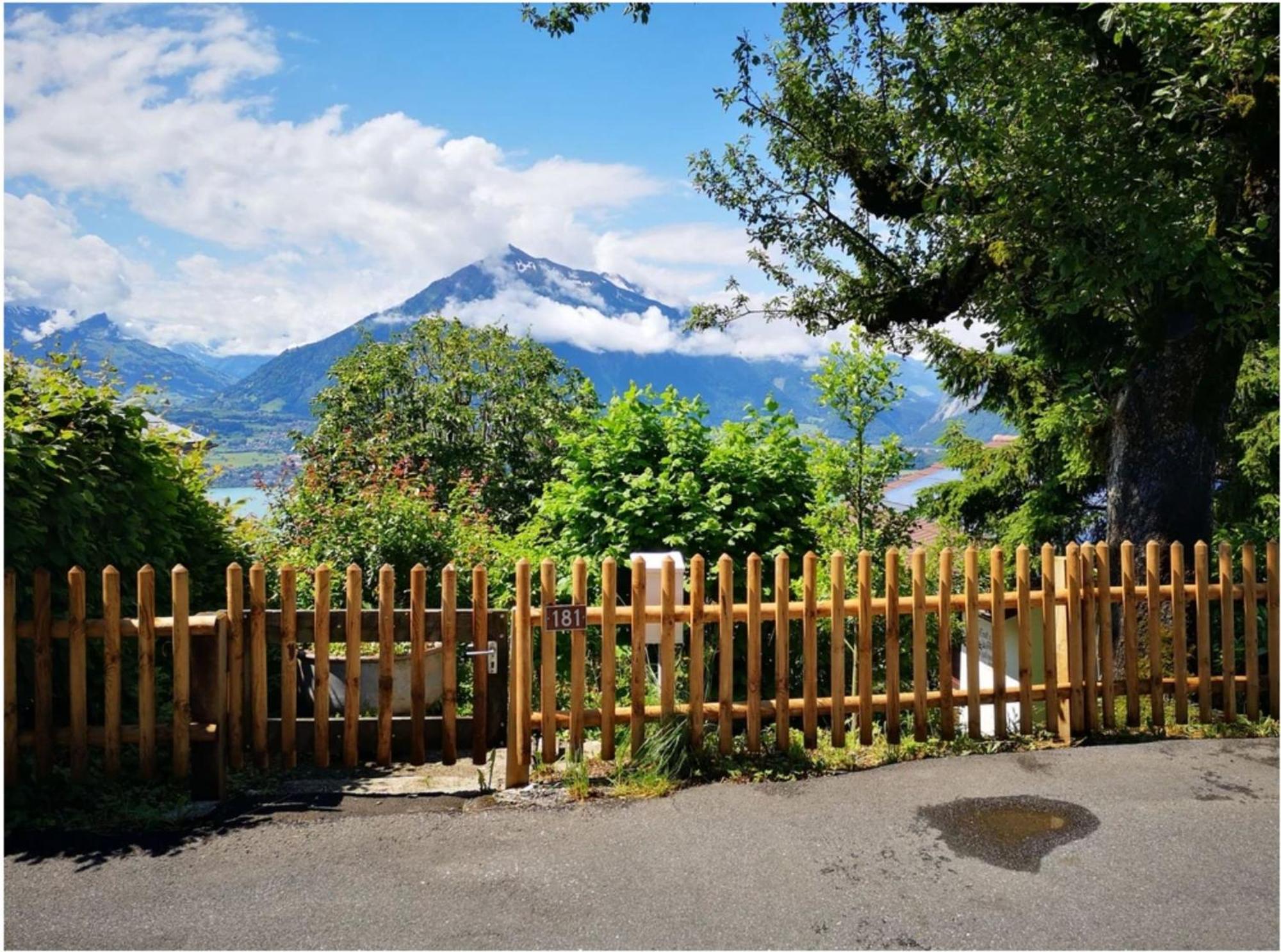Chalet With View Of The Mountains And The Thun Lake Sigriswil Extérieur photo