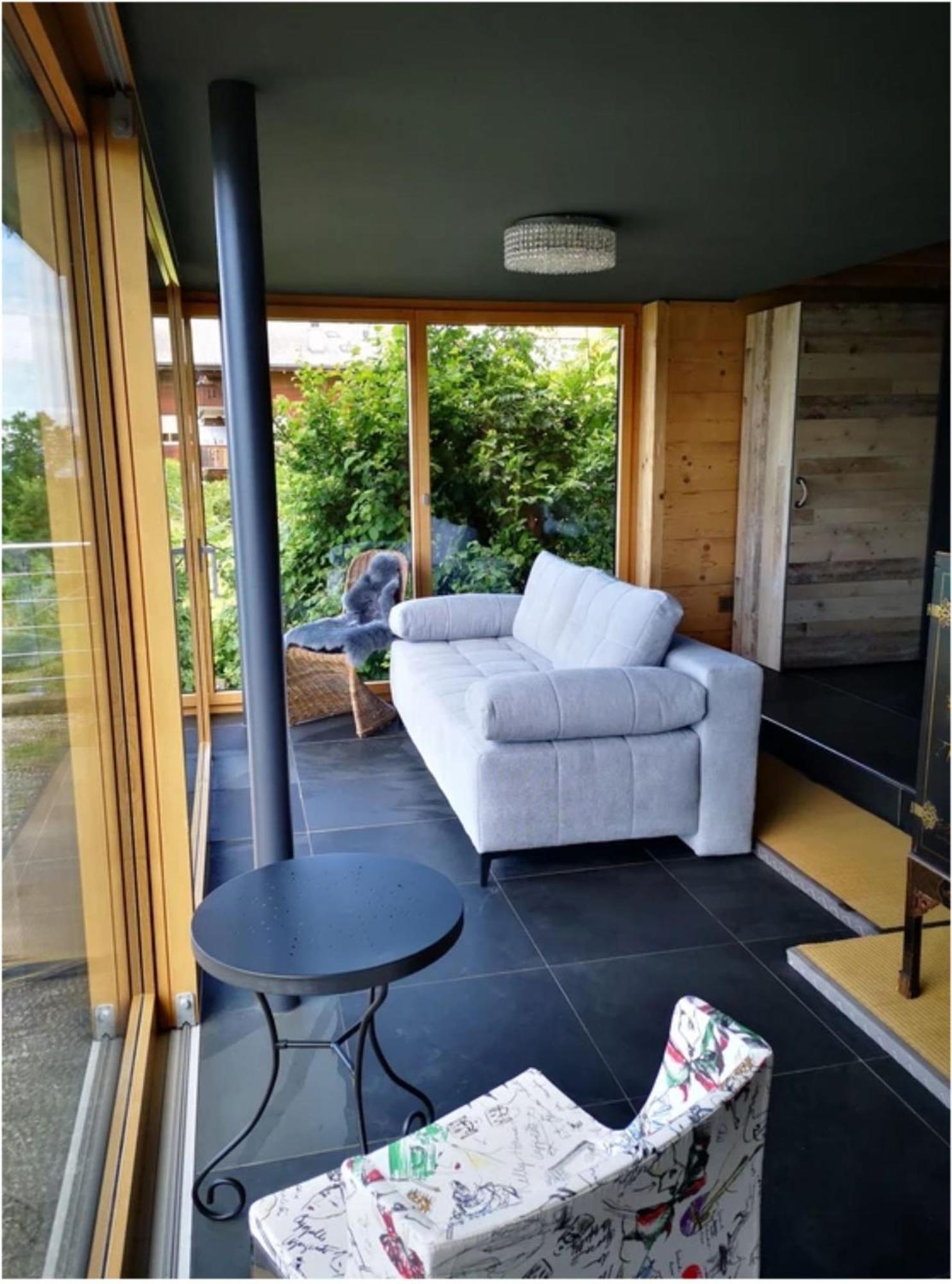 Chalet With View Of The Mountains And The Thun Lake Sigriswil Extérieur photo
