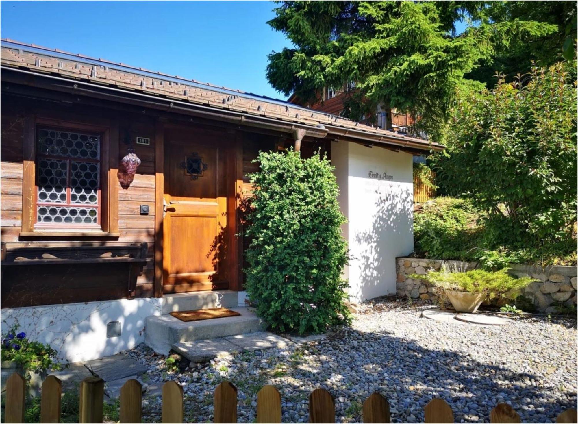 Chalet With View Of The Mountains And The Thun Lake Sigriswil Extérieur photo