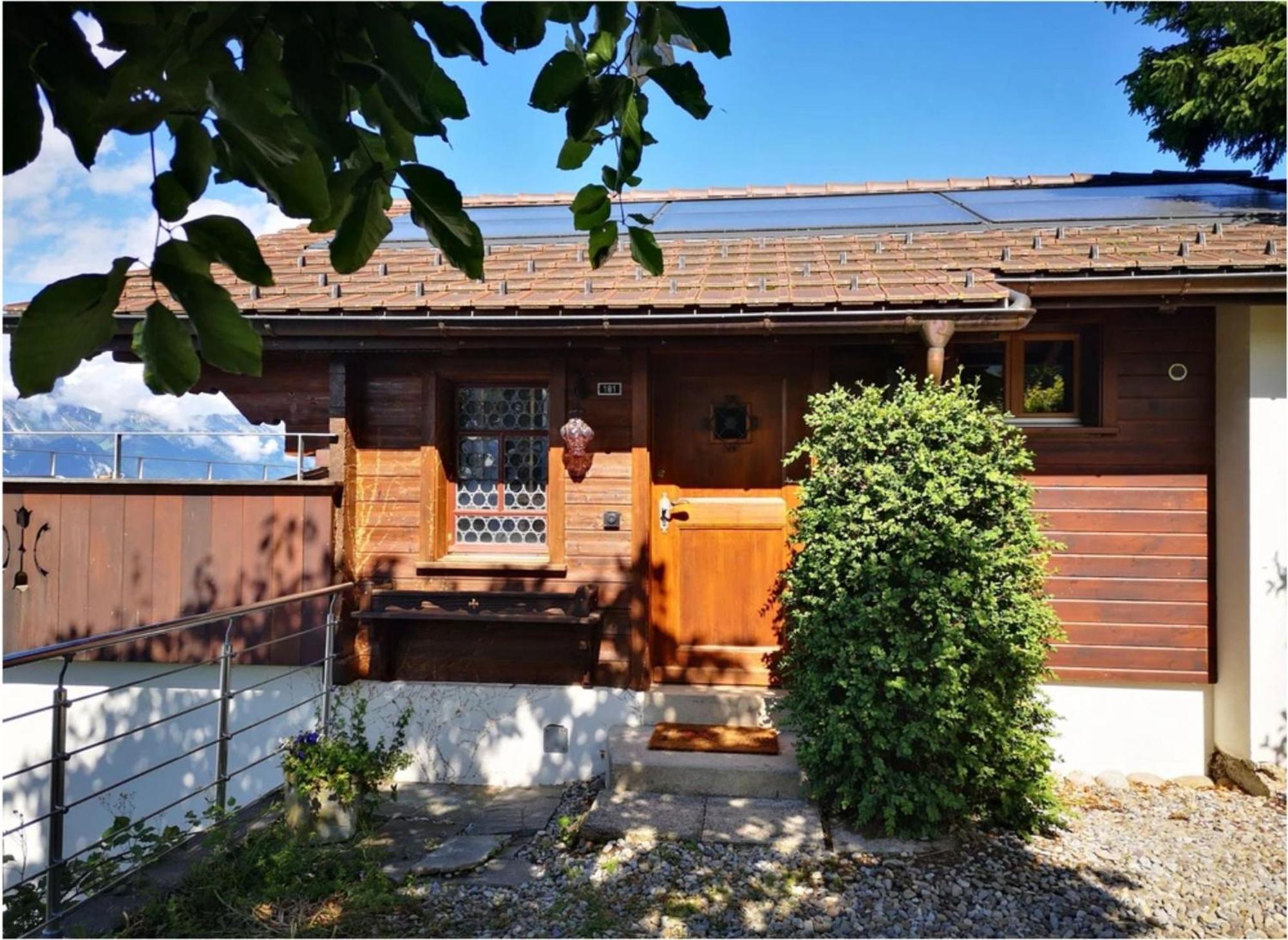 Chalet With View Of The Mountains And The Thun Lake Sigriswil Extérieur photo